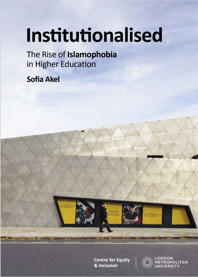 Institutionalised-the-rise-of-Islamophobia-in-Higher-Education cover