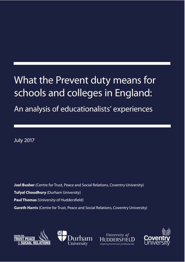 Prevent duty report cover