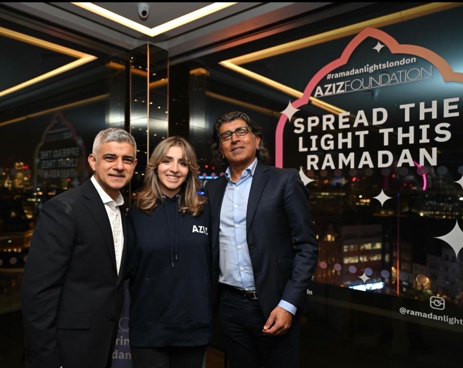 Sadiq Khan, Asif & Rahima Aziz Ramadan Lights